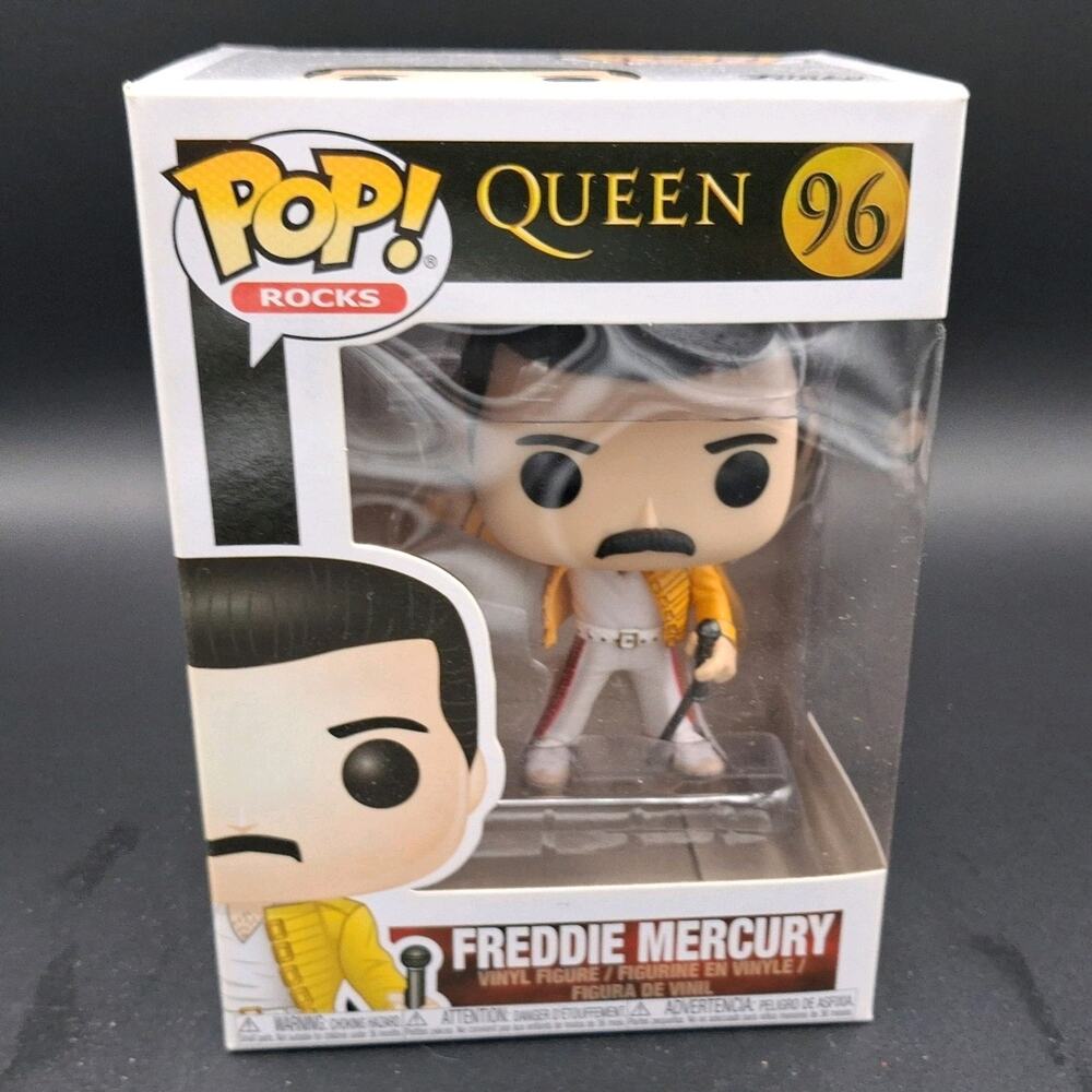 Funko Pop Rocks! Freddie Mercury Wembley 1986 #96 Vinyl Figure
